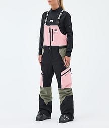 Montec Dozer W Lasketteluhousut Naiset Soft Pink/Greenish/Black