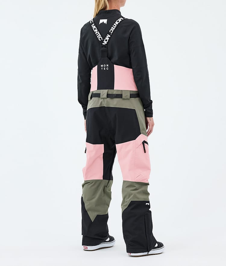 Montec Dozer W Lumilautailuhousut Naiset Soft Pink/Greenish/Black, Image 4 of 7