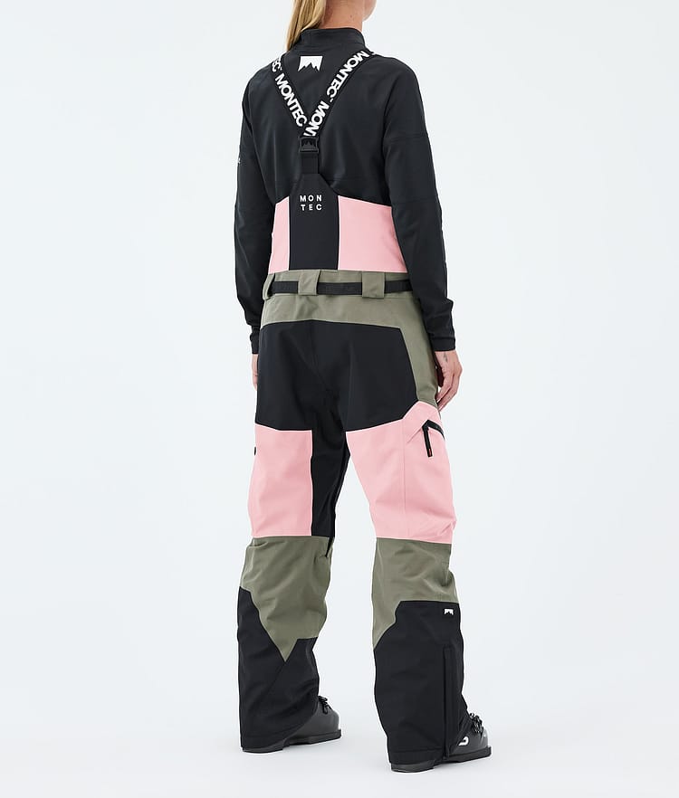 Montec Dozer W Lasketteluhousut Naiset Soft Pink/Greenish/Black, Image 4 of 7
