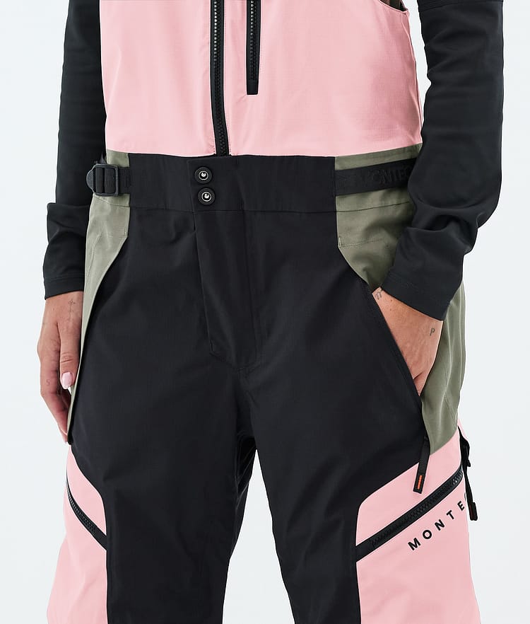 Montec Dozer W Lumilautailuhousut Naiset Soft Pink/Greenish/Black, Image 5 of 7