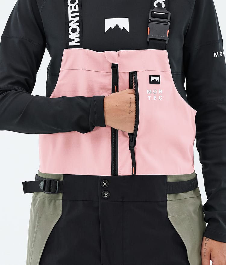 Montec Dozer W Lumilautailuhousut Naiset Soft Pink/Greenish/Black, Image 6 of 7