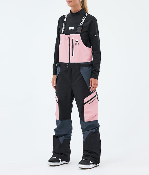 Montec Dozer W Lumilautailuhousut Naiset Soft Pink/Black/Metal Blue