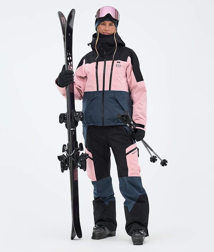 Montec Dozer W Lasketteluhousut Naiset Soft Pink/Black/Metal Blue, Image 2 of 7