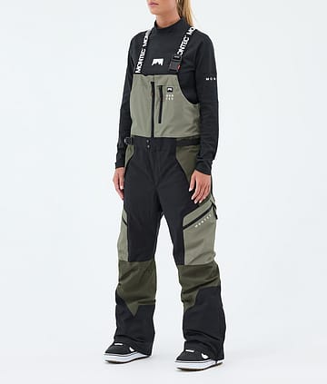 Montec Dozer W Lumilautailuhousut Greenish/Black/Olive Green