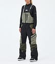 Montec Dozer W Lumilautailuhousut Naiset Greenish/Black/Olive Green