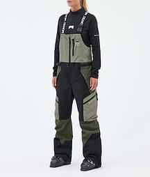 Montec Dozer W Lasketteluhousut Naiset Greenish/Black/Olive Green