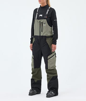 Montec Dozer W Lasketteluhousut Greenish/Black/Olive Green