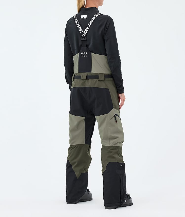 Montec Dozer W Lasketteluhousut Naiset Greenish/Black/Olive Green, Image 4 of 7