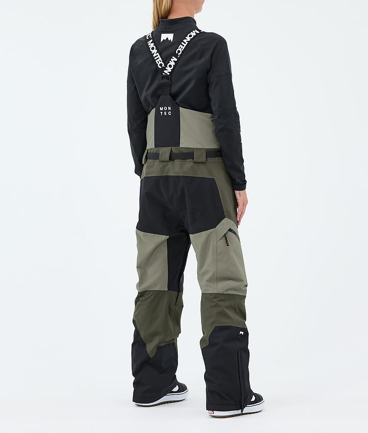 Montec Dozer W Lumilautailuhousut Naiset Greenish/Black/Olive Green, Image 4 of 7