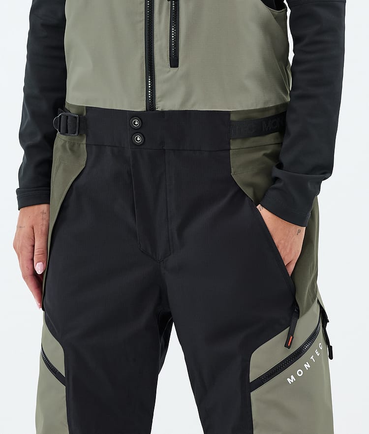 Montec Dozer W Lumilautailuhousut Naiset Greenish/Black/Olive Green, Image 5 of 7