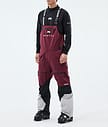 Montec Arch Lasketteluhousut Miehet Burgundy/Black/Light Grey