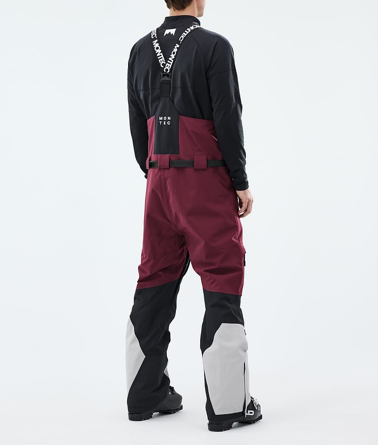 Montec Arch Lasketteluhousut Miehet Burgundy/Black/Light Grey, Image 3 of 6
