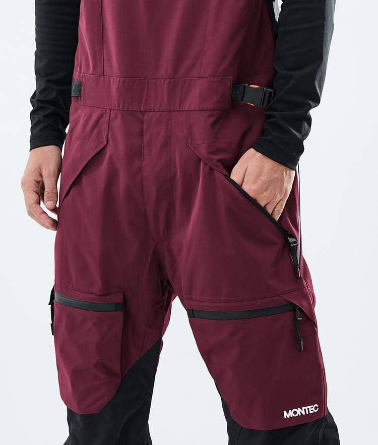 Montec Arch Lasketteluhousut Miehet Burgundy/Black/Light Grey, Image 4 of 6