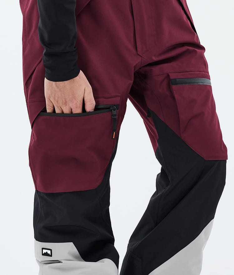 Montec Arch Lasketteluhousut Miehet Burgundy/Black/Light Grey, Image 6 of 6