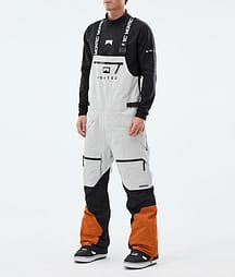 Montec Arch Lumilautailuhousut Miehet Light Grey/Black/Burned Orange