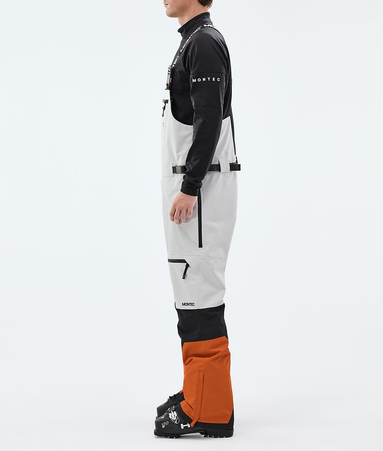 Montec Arch Lasketteluhousut Miehet Light Grey/Black/Burned Orange, Image 2 of 6