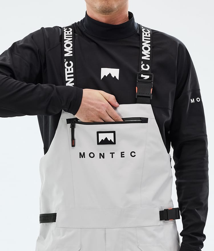 Montec Arch Lasketteluhousut Miehet Light Grey/Black/Burned Orange, Image 5 of 6