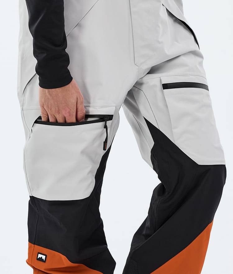 Montec Arch Lasketteluhousut Miehet Light Grey/Black/Burned Orange, Image 6 of 6