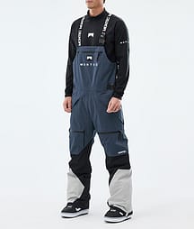 Montec Arch Lumilautailuhousut Miehet Metal Blue/Black/Light Grey