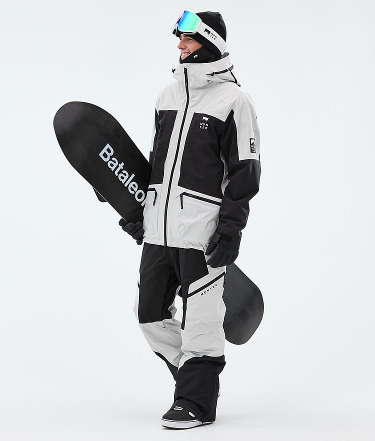 Montec Morpheus Lumilautailutakki Miehet Light Grey/Black, Kuva 2 / 9