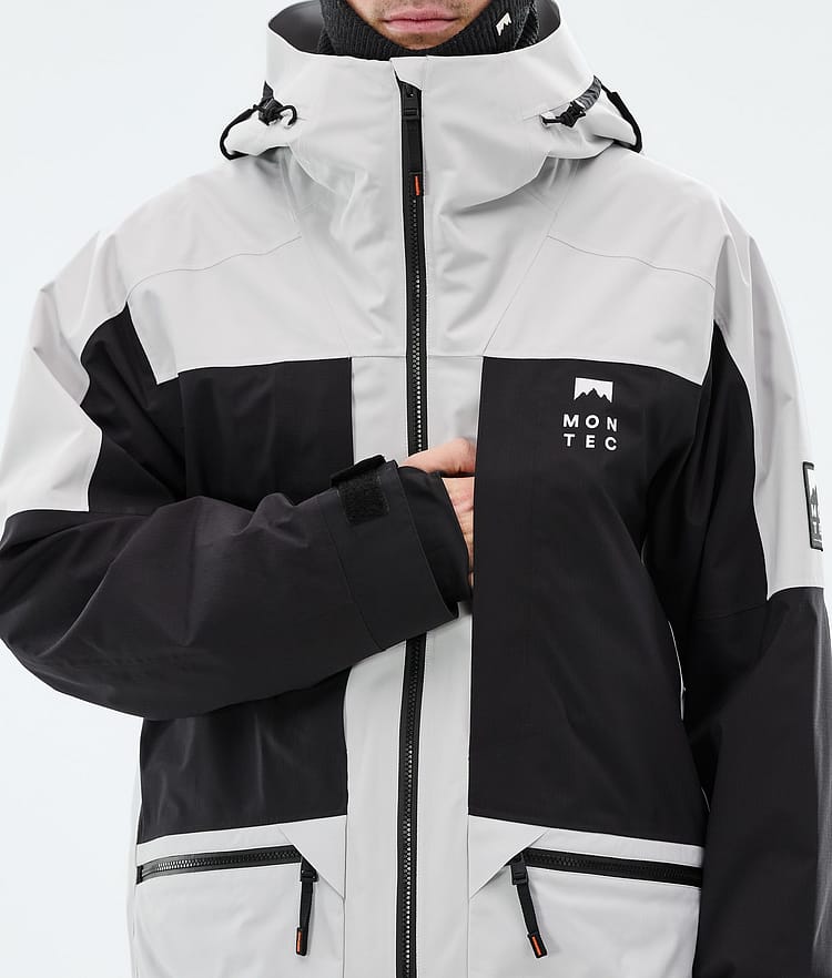 Montec Morpheus Laskettelutakki Miehet Light Grey/Black, Image 8 of 9