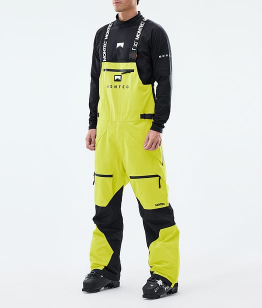 Montec Arch Lasketteluhousut Miehet Bright Yellow/Black