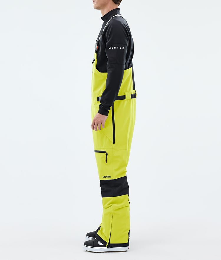 Montec Arch Lumilautailuhousut Miehet Bright Yellow/Black, Kuva 2 / 6