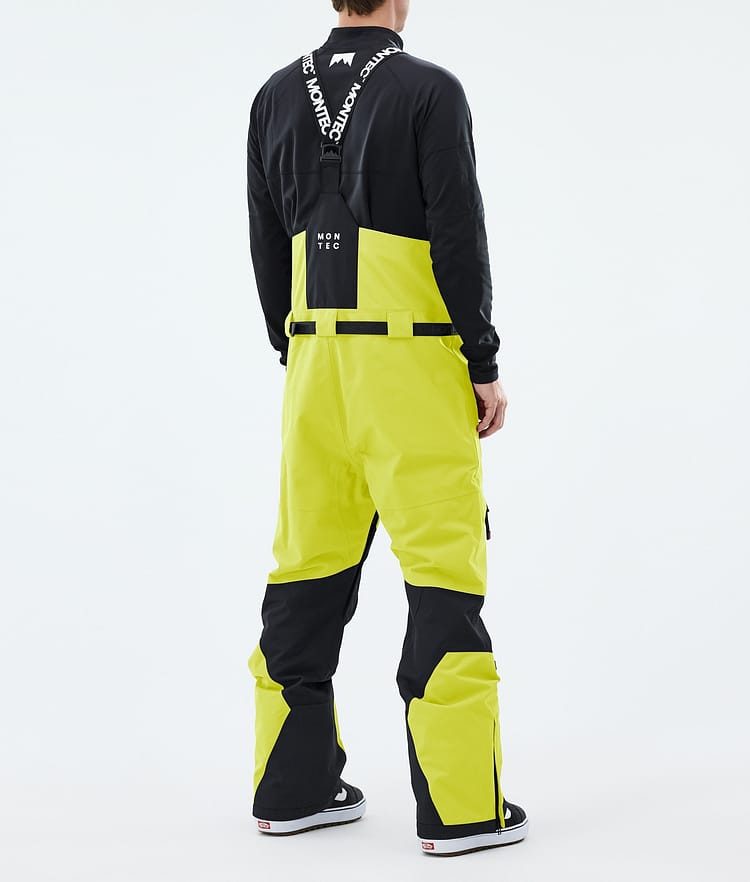 Montec Arch Lumilautailuhousut Miehet Bright Yellow/Black, Kuva 3 / 6