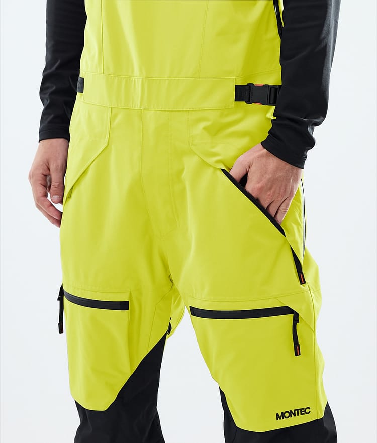 Montec Arch Lumilautailuhousut Miehet Bright Yellow/Black, Kuva 4 / 6