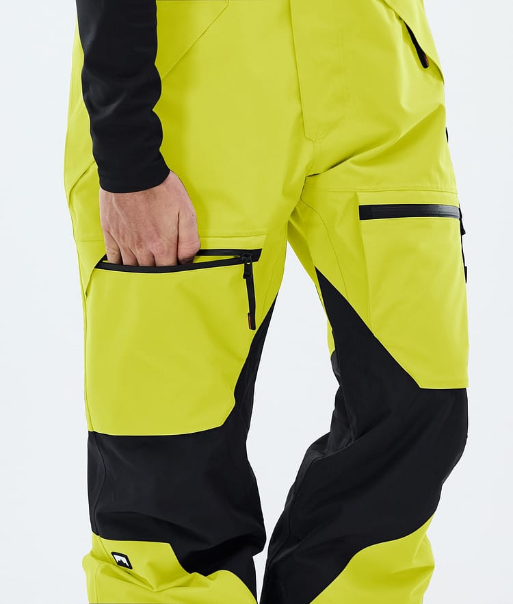 Montec Arch Lumilautailuhousut Miehet Bright Yellow/Black, Kuva 6 / 6
