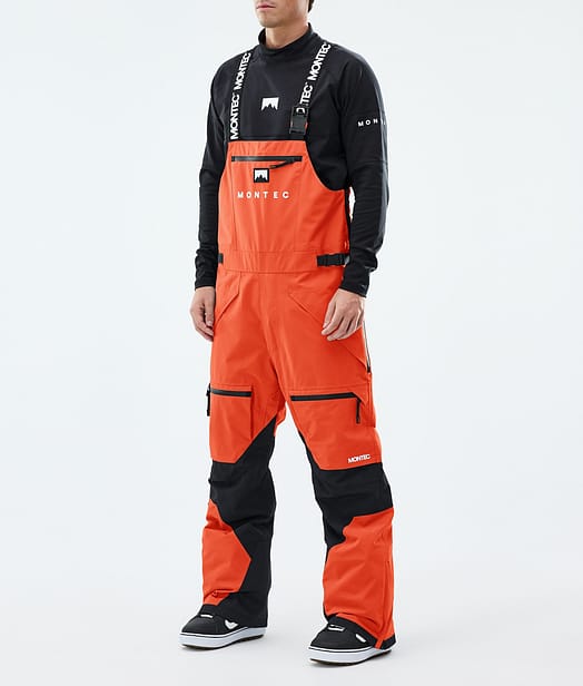 Montec Arch Lumilautailuhousut Miehet Orange/Black