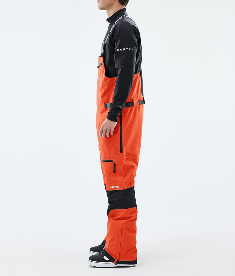 Montec Arch Lumilautailuhousut Miehet Orange/Black, Kuva 2 / 6