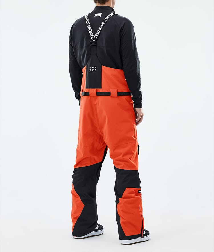 Montec Arch Lumilautailuhousut Miehet Orange/Black, Kuva 3 / 6