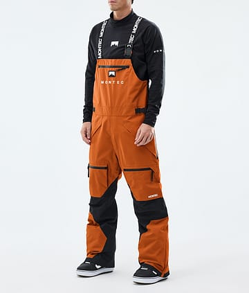 Montec Arch Lumilautailuhousut Burned Orange/Black