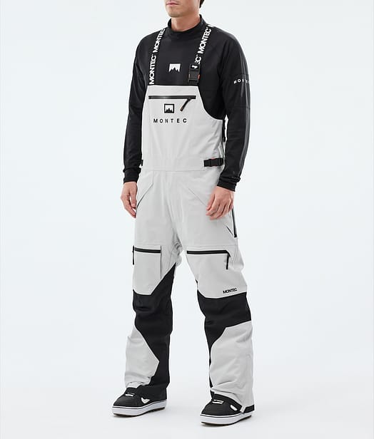 Montec Arch Lumilautailuhousut Miehet Light Grey/Black