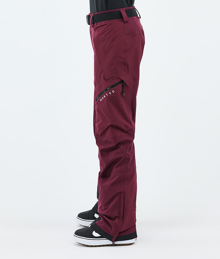 Montec Apoc W Lumilautailuhousut Naiset Burgundy, Kuva 3 / 6