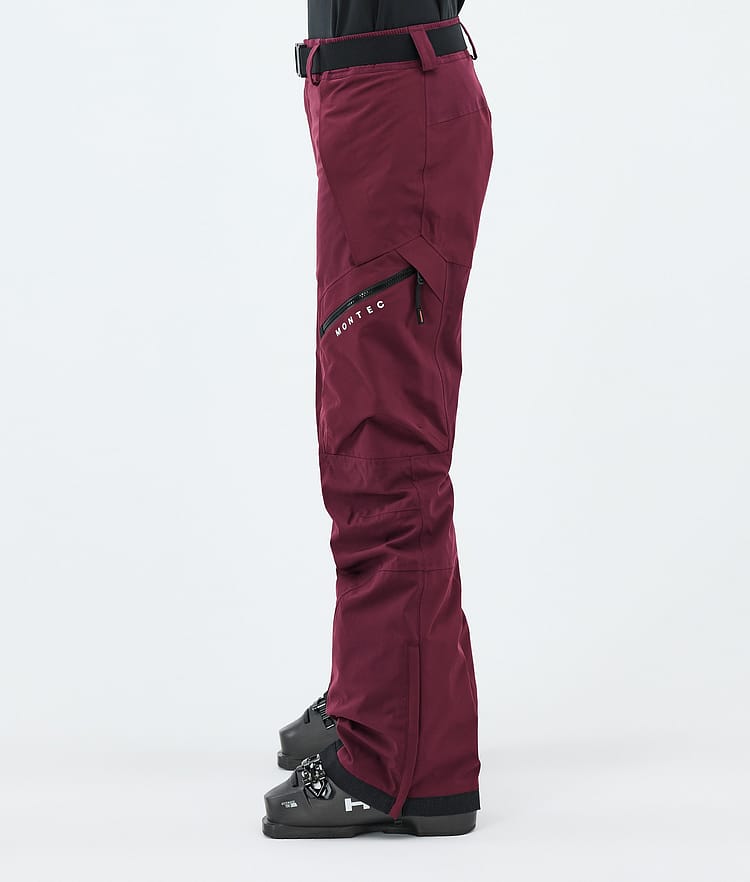 Montec Apoc W Lasketteluhousut Naiset Burgundy, Kuva 3 / 6