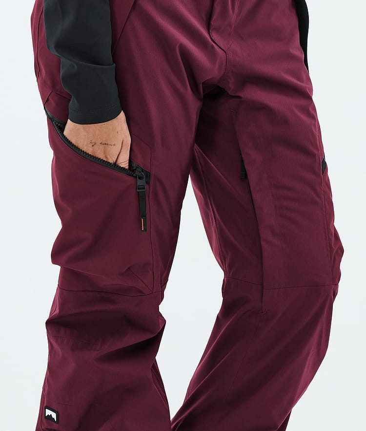 Montec Apoc W Lasketteluhousut Naiset Burgundy, Kuva 6 / 6