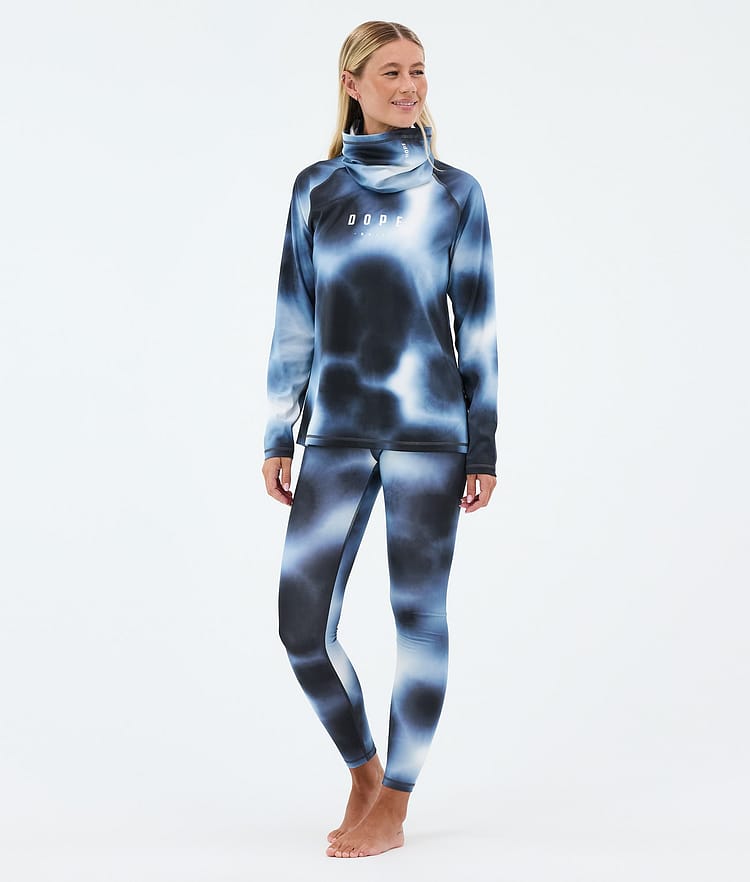 Dope Snuggle W Kerrastopaita Naiset MMIX Dark Blue Tiedye, Image 3 of 7