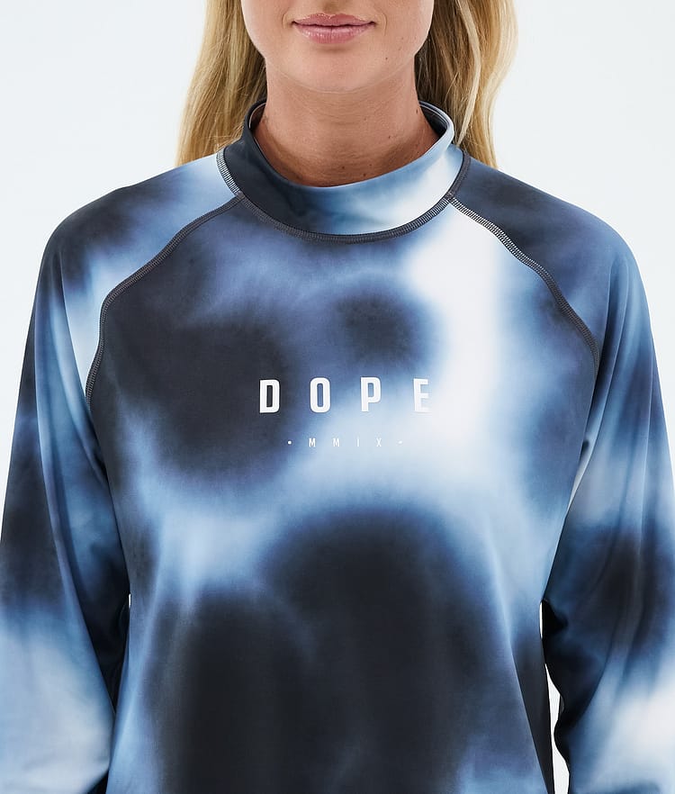 Dope Snuggle W Kerrastopaita Naiset MMIX Dark Blue Tiedye, Image 6 of 7