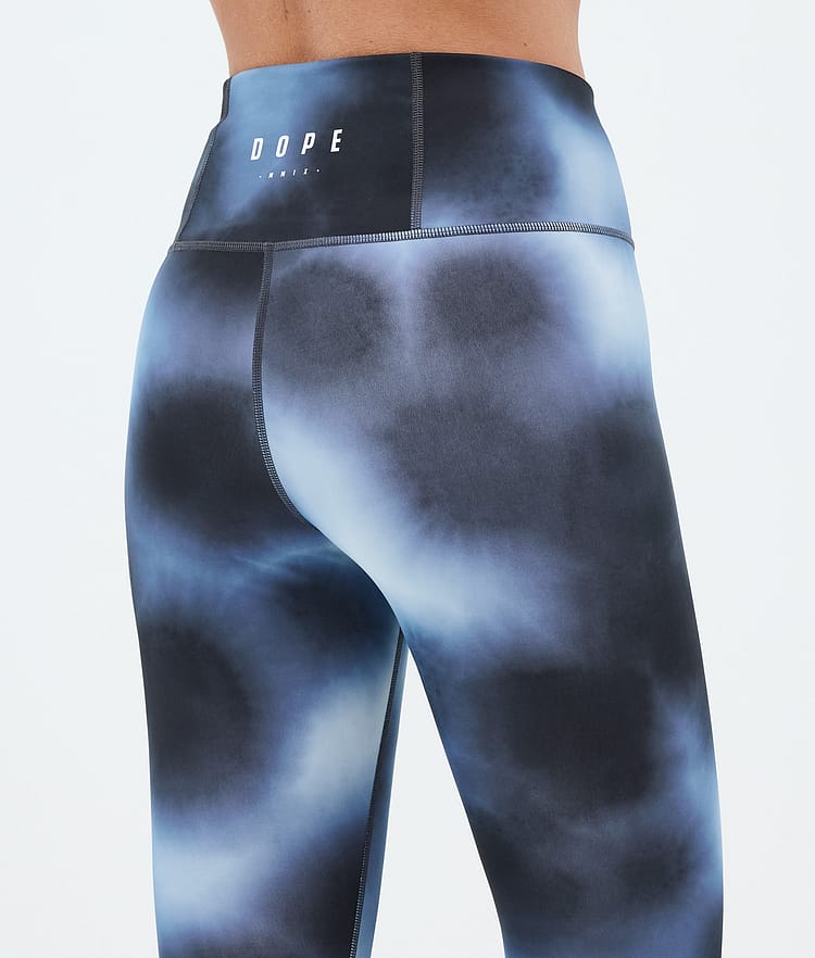 Dope Snuggle W Kerrastohousut Naiset MMIX Dark Blue Tiedye, Image 6 of 7