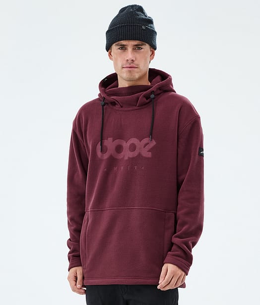Dope Cozy II Fleecehuppari Miehet Burgundy