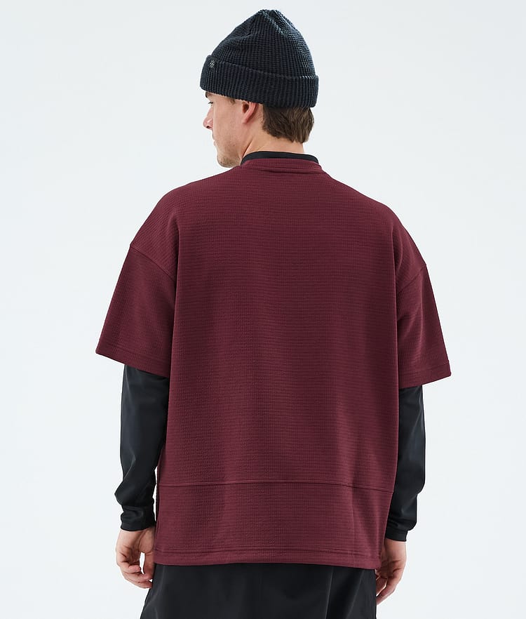 Dope Forge Välikerros T-paita Miehet Burgundy, Image 6 of 6