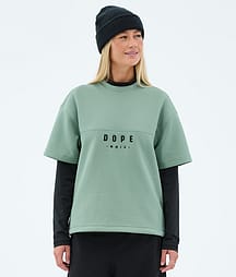 Dope Forge W Välikerros T-paita Naiset Faded Green