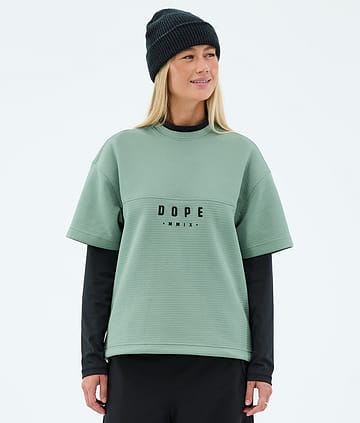 Dope Forge W Välikerros T-paita Faded Green