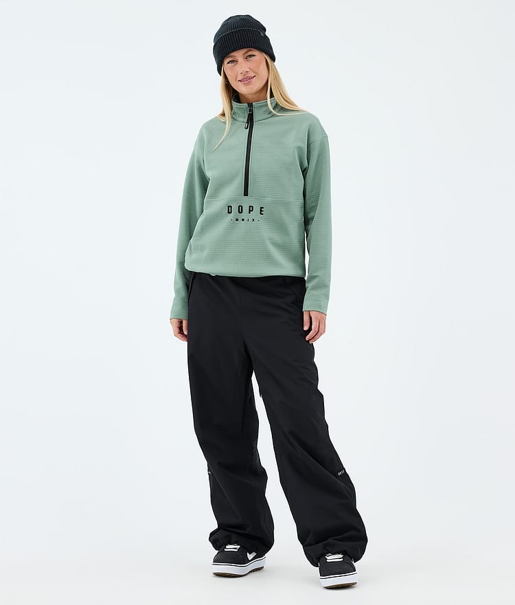 Dope Comfee W Välikerrosneule Naiset Faded Green, Image 3 of 5