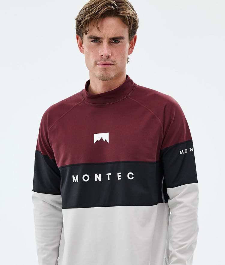 Montec Alpha Kerrastopaita Miehet Burgundy/Black/Light Grey, Image 2 of 5