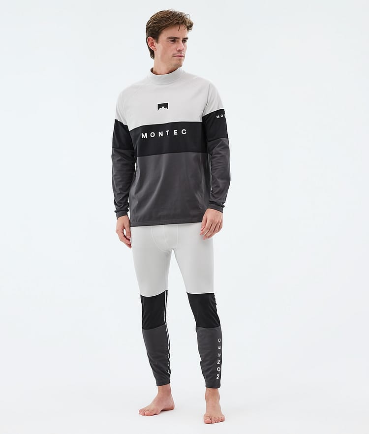 Montec Alpha Kerrastohousut Miehet Light Grey/Black/Phantom, Image 3 of 7