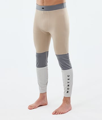 Montec Alpha Kerrastohousut Sand/Light Pearl/Light Grey