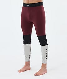 Montec Alpha Kerrastohousut Miehet Burgundy/Black/Light Grey